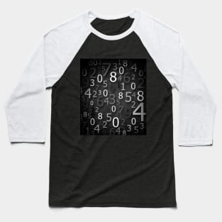 numbers background Baseball T-Shirt